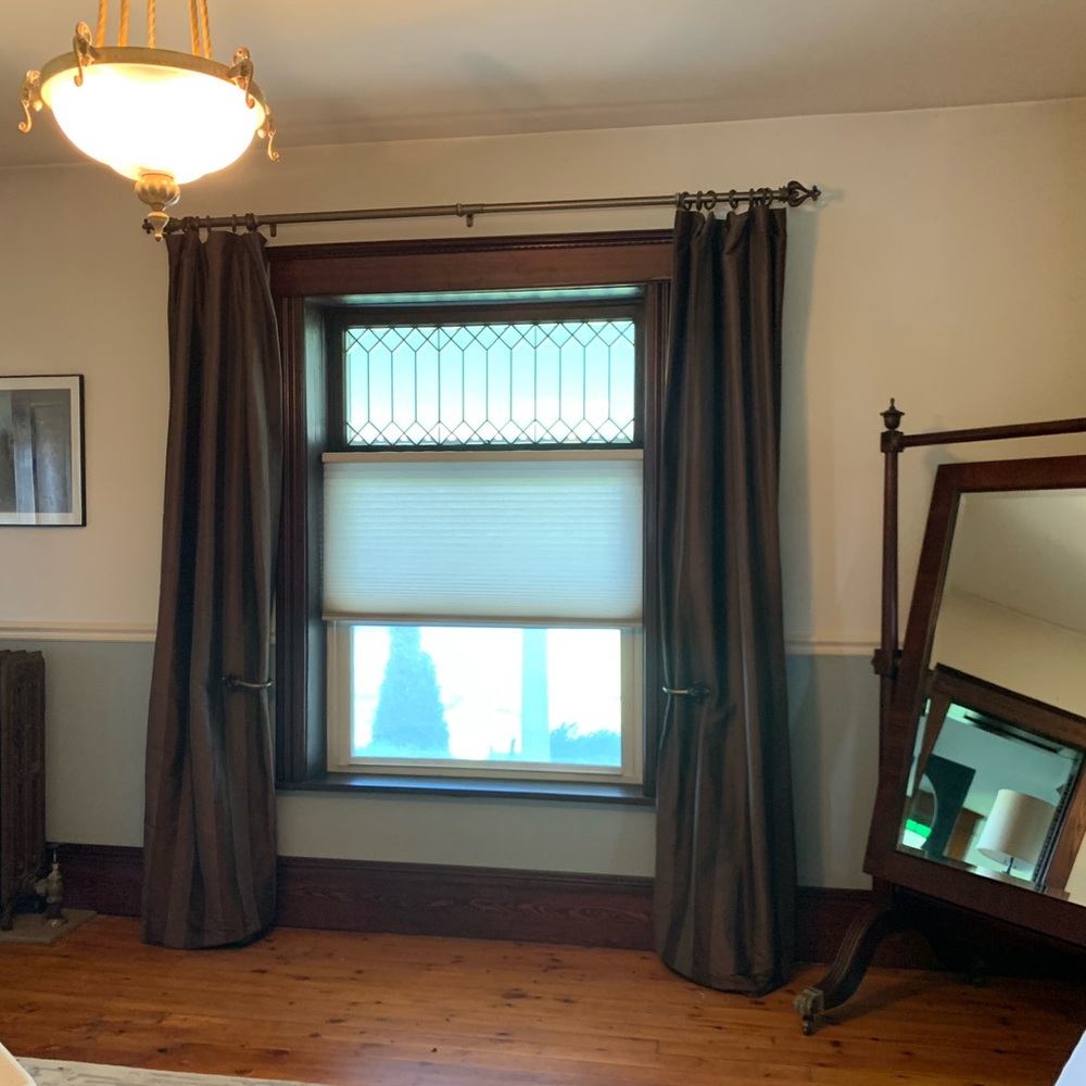 Restoration Hardware Silk Drapes